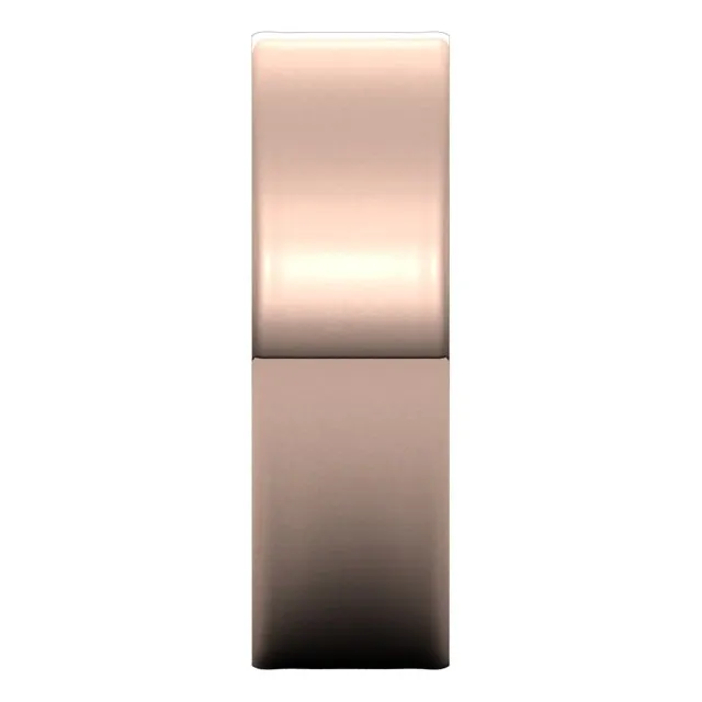 10K Rose Gold Flat Ultra-Light Wedding Band, 6 mm Wide