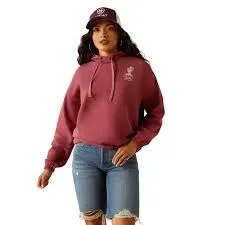 Ariat Womens Essential Hoodie Dry Rose