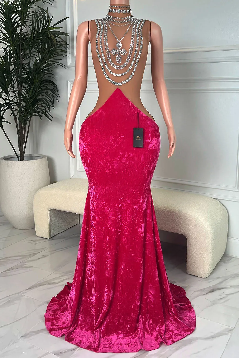 Avisha Fuchsia Dress