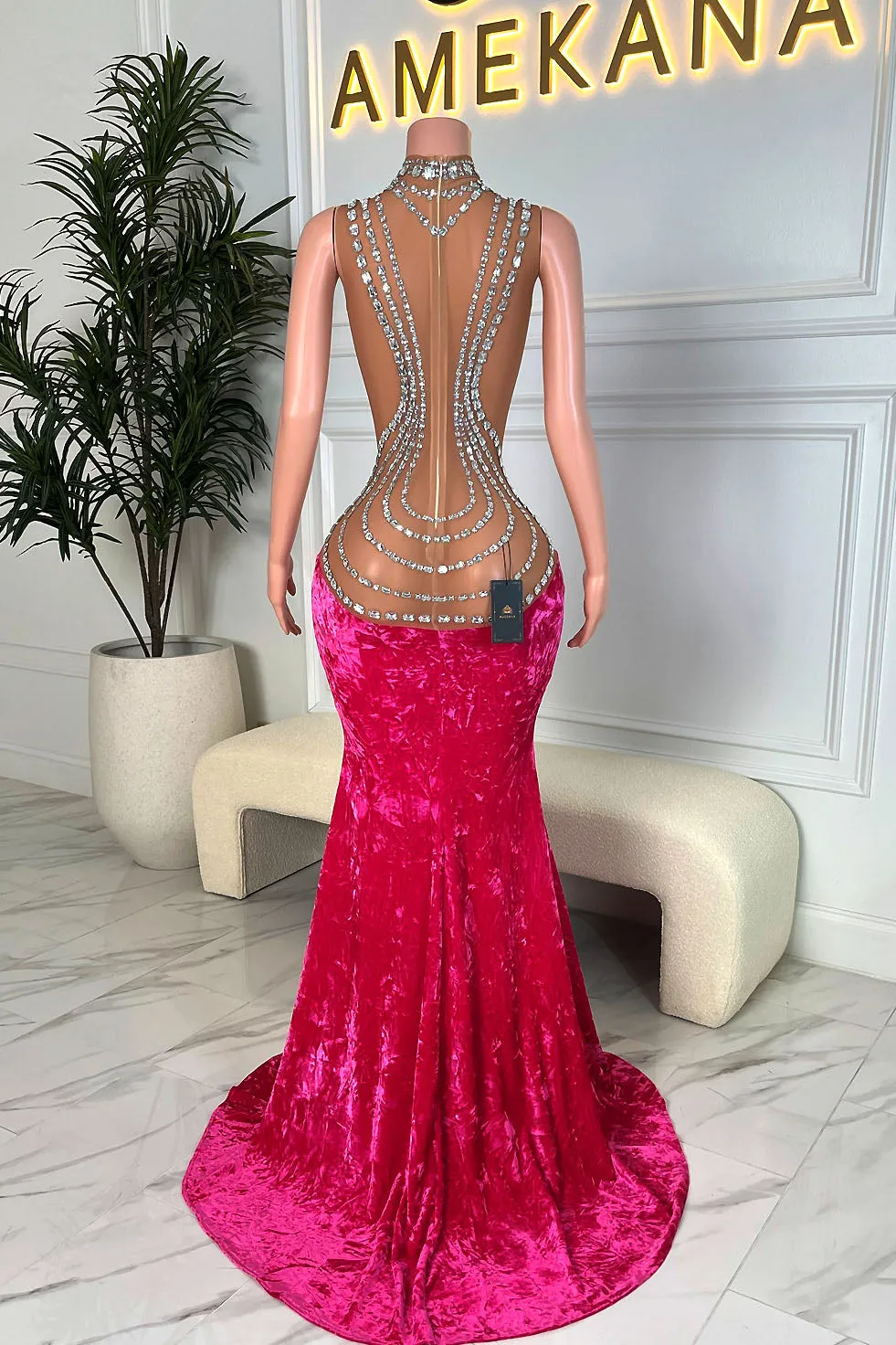 Avisha Fuchsia Dress