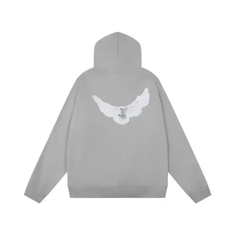 Back To School Joskaa Streetwear Clothing Men Women Harajuku Vintage Dove Graphic Printed Pullover Hoodie Gothic Casual Oversized Sweatshirt Y2K Tops