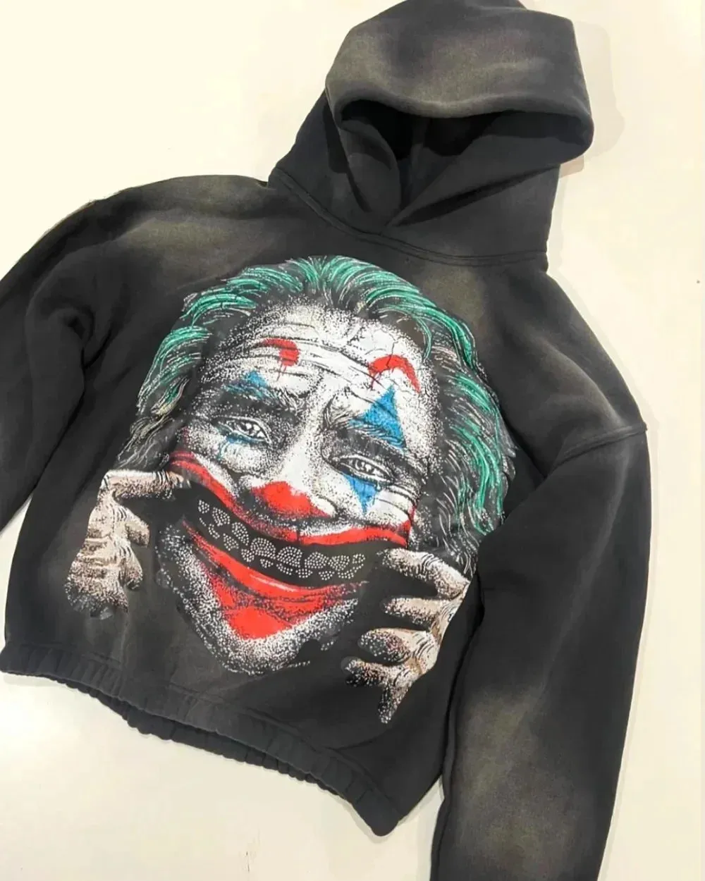 Back To School Joskaa Y2K New Pullover Hoodie Men Women Hip Hop Clown Graphic Print Oversized Hoodie Gothic Harajuku Sweatshirt Streetwear Casual Tops