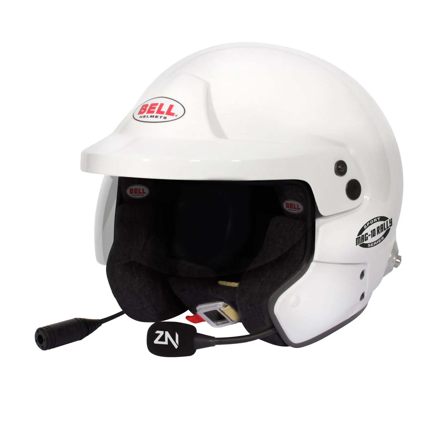 BELL 1443A02 Racing helmet open face MAG-10 RALLY SPORT, FIA, HANS, white, size XS (55-56)