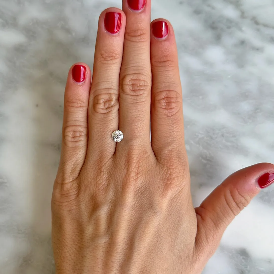 BESPOKE 0.77CT ROUND BRILLIANT DIAMOND