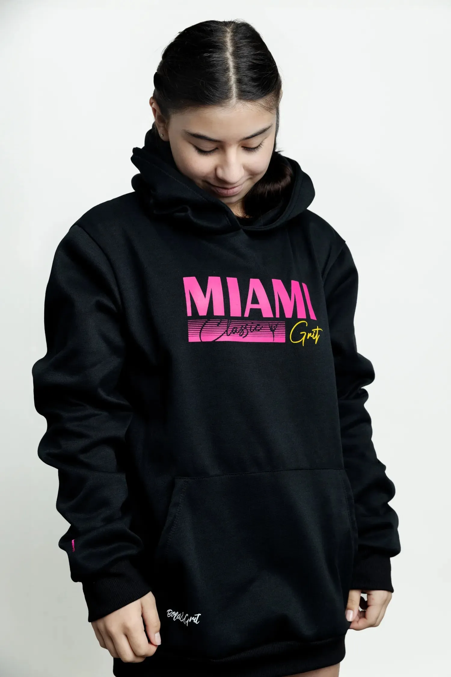 Black Hoodie - Miami Grit