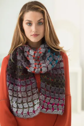 Blocks And Dots Scarf (Crochet)