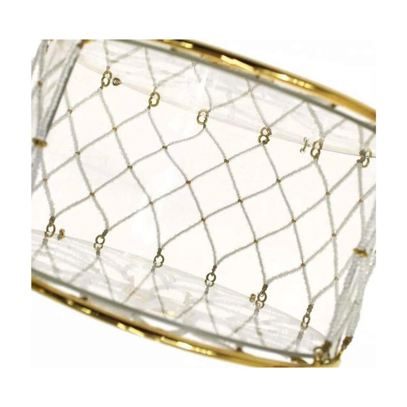 Chanel Minaudire Ultra Rare 1990 Beaded Gold Transparent Circle Micro Mini Bag