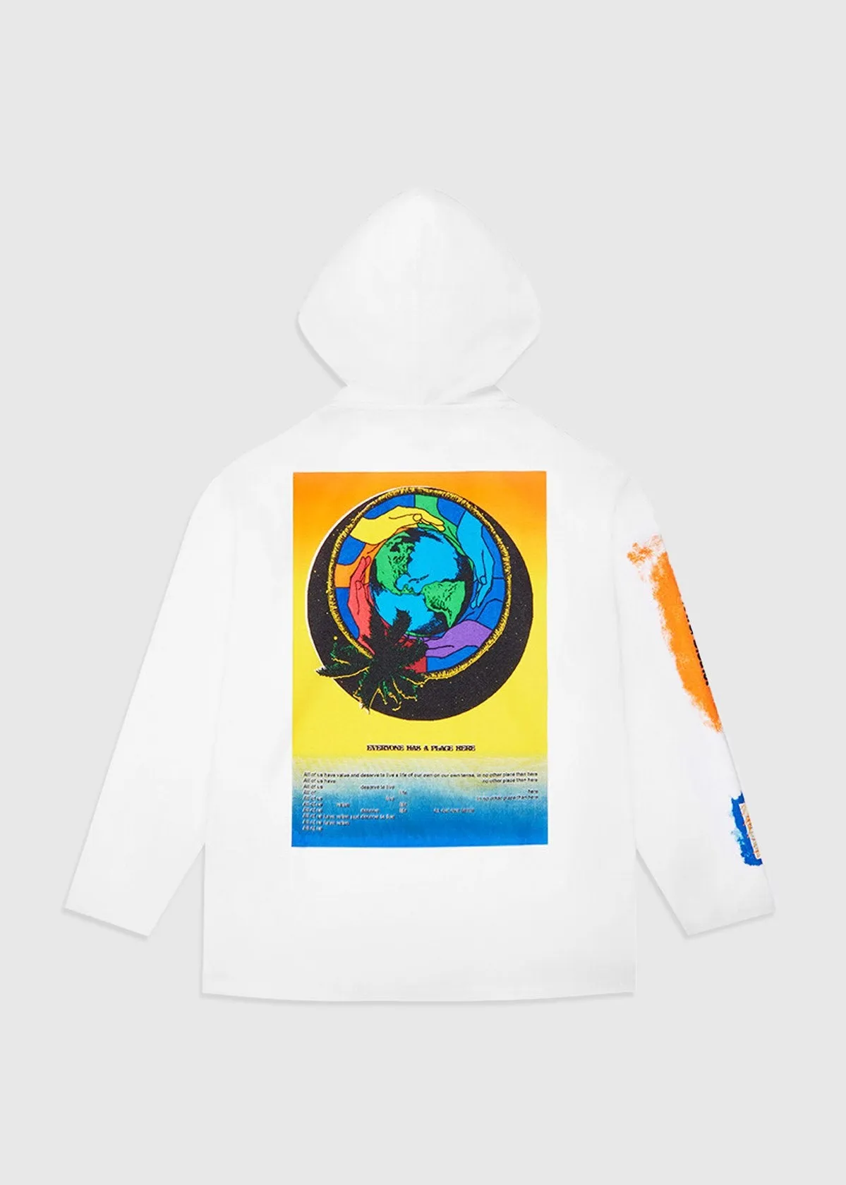 CONVERSE X ROKIT: T-SHIRT HOODIE [WHITE]