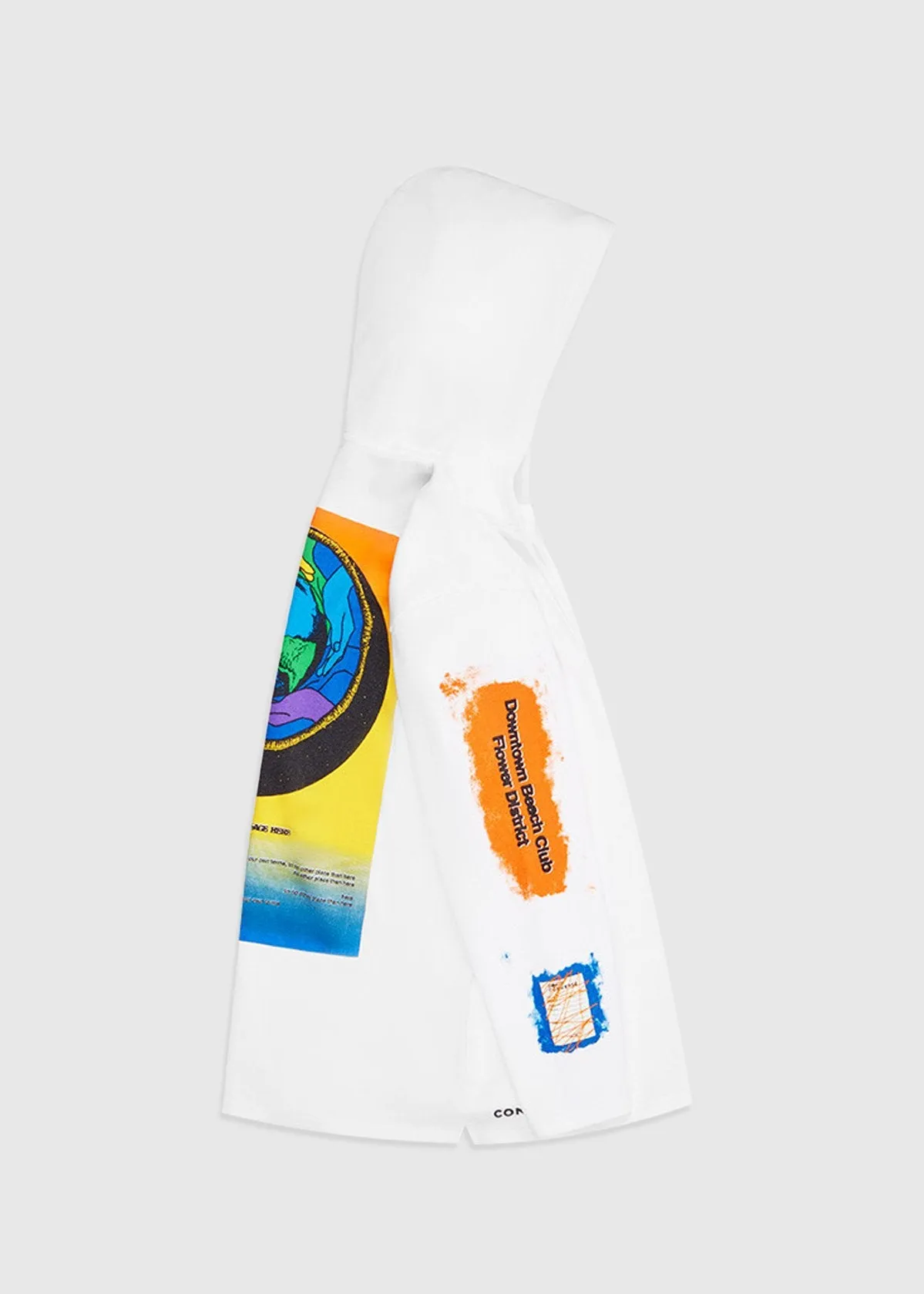 CONVERSE X ROKIT: T-SHIRT HOODIE [WHITE]