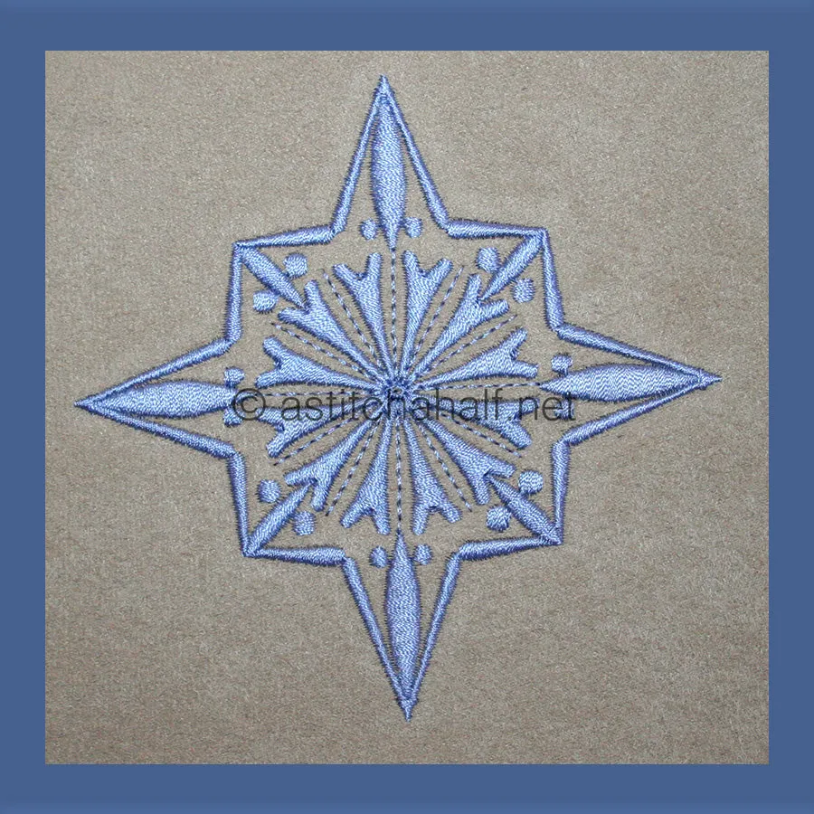 Damask Winter Snowflakes Combo