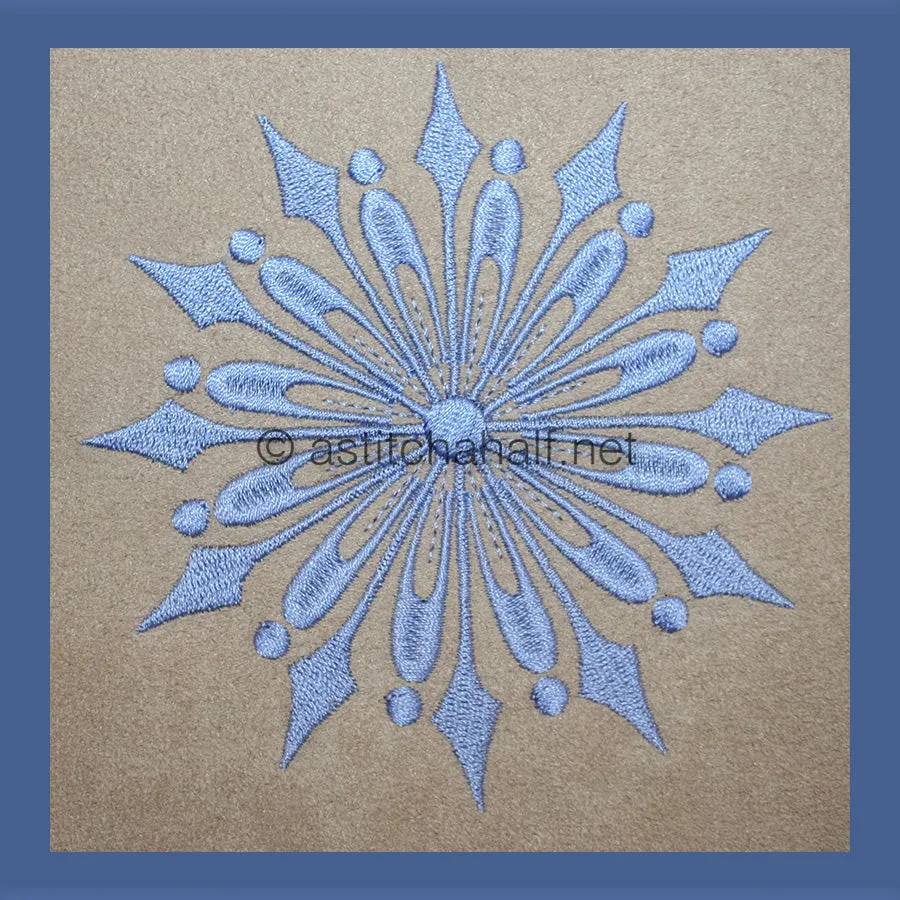 Damask Winter Snowflakes Combo