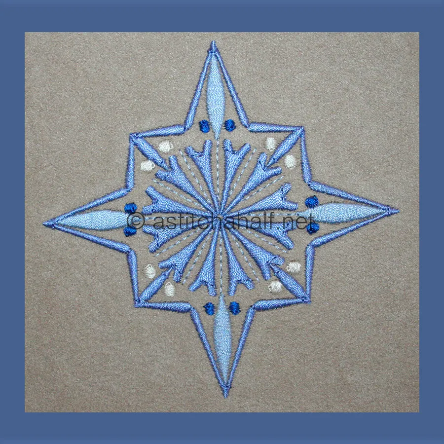 Damask Winter Snowflakes Combo