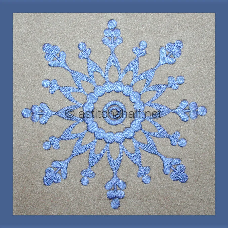 Damask Winter Snowflakes Combo