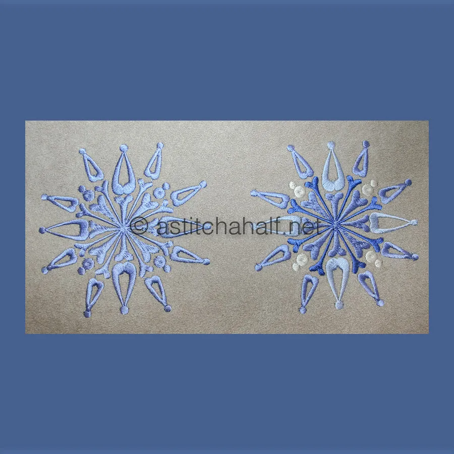 Damask Winter Snowflakes Combo