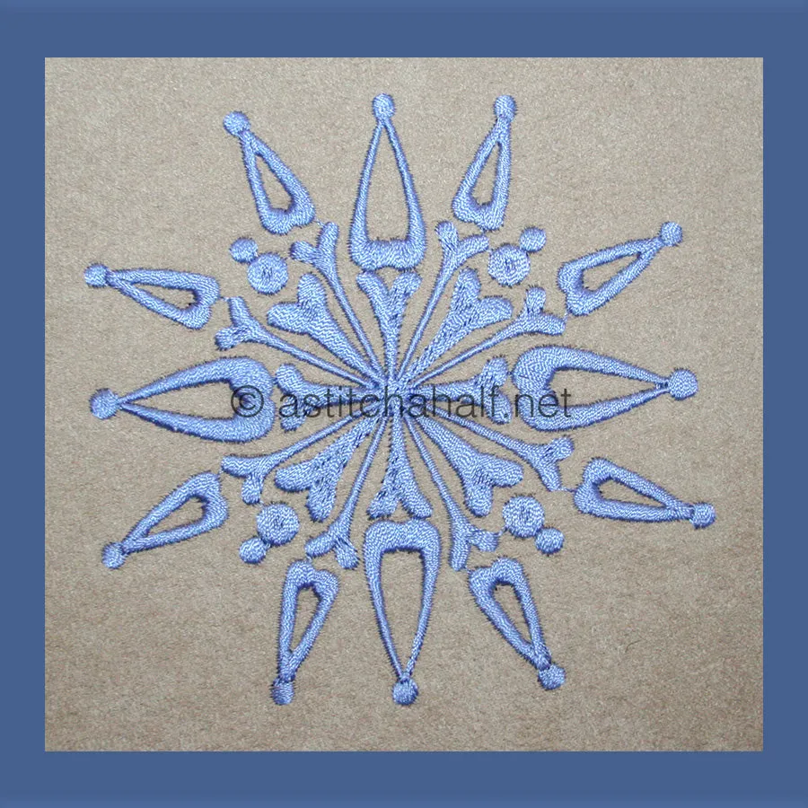 Damask Winter Snowflakes Combo