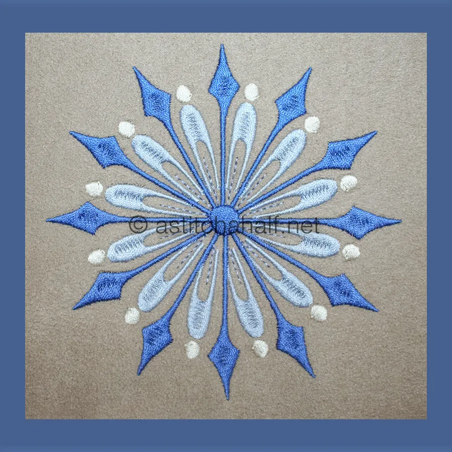 Damask Winter Snowflakes Combo