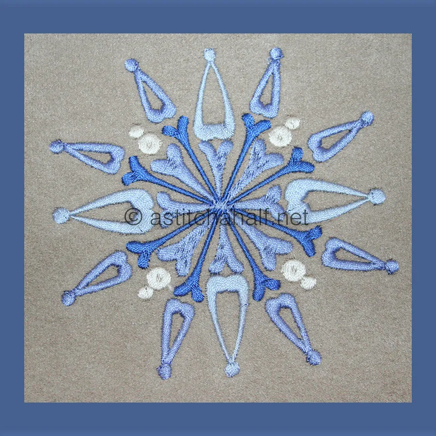 Damask Winter Snowflakes Combo