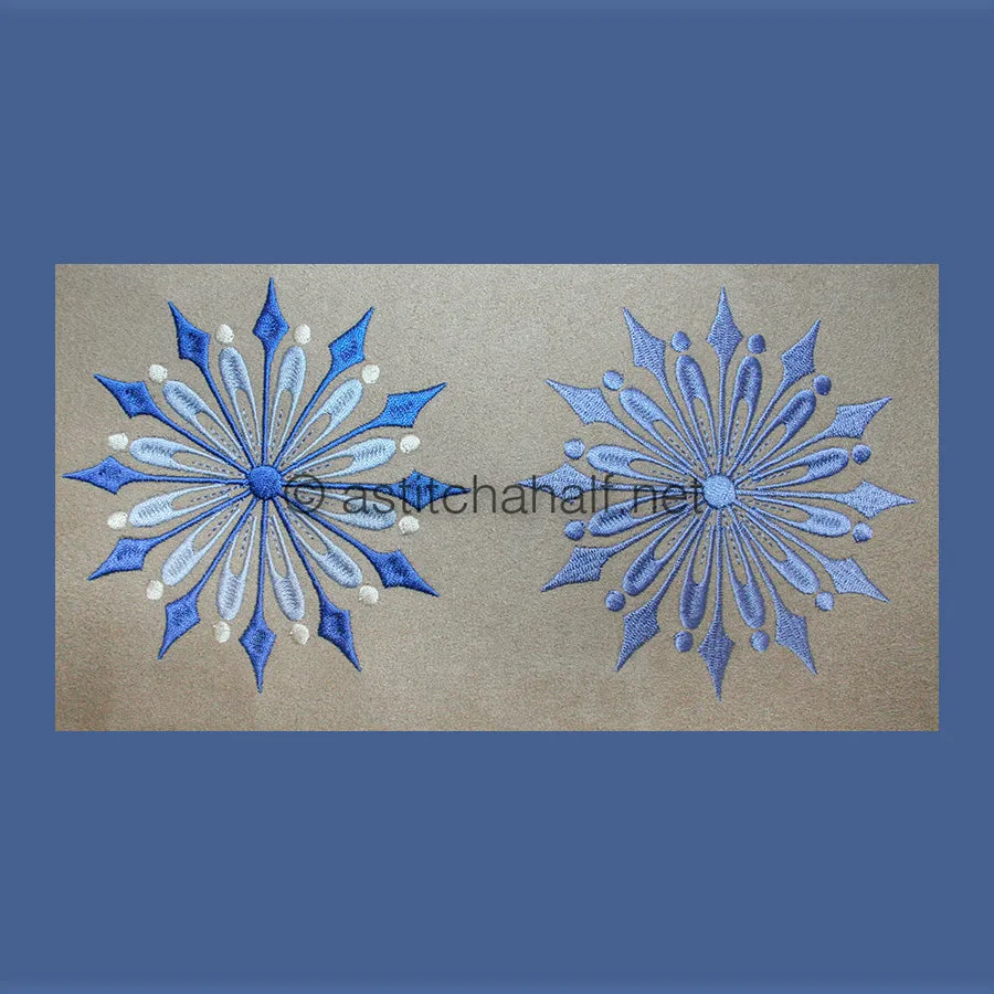 Damask Winter Snowflakes Combo