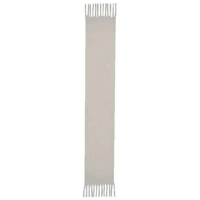 Dents Blanket Tassel Scarf - Ivory White
