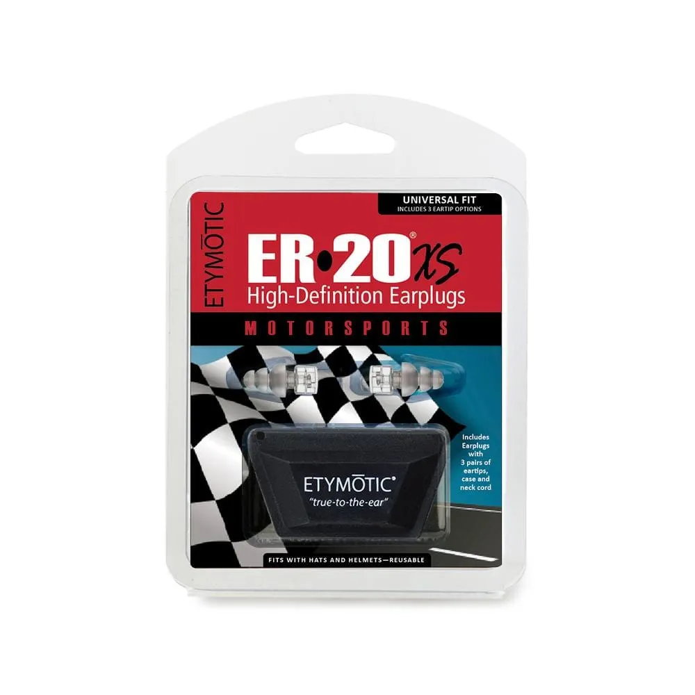 Etymotic ER•20XS High-Definition Earplugs Motorsports