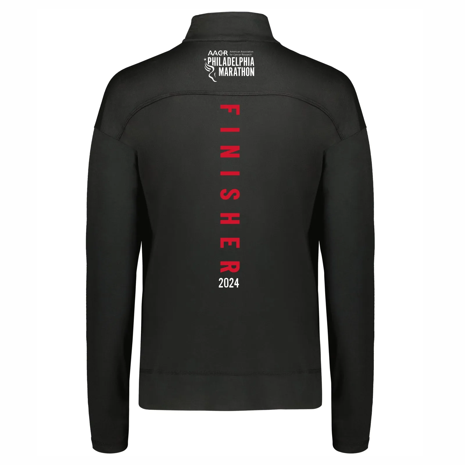 Fitted Sueded Eco 1/2 Zip -Black- AACR 2024 Finisher