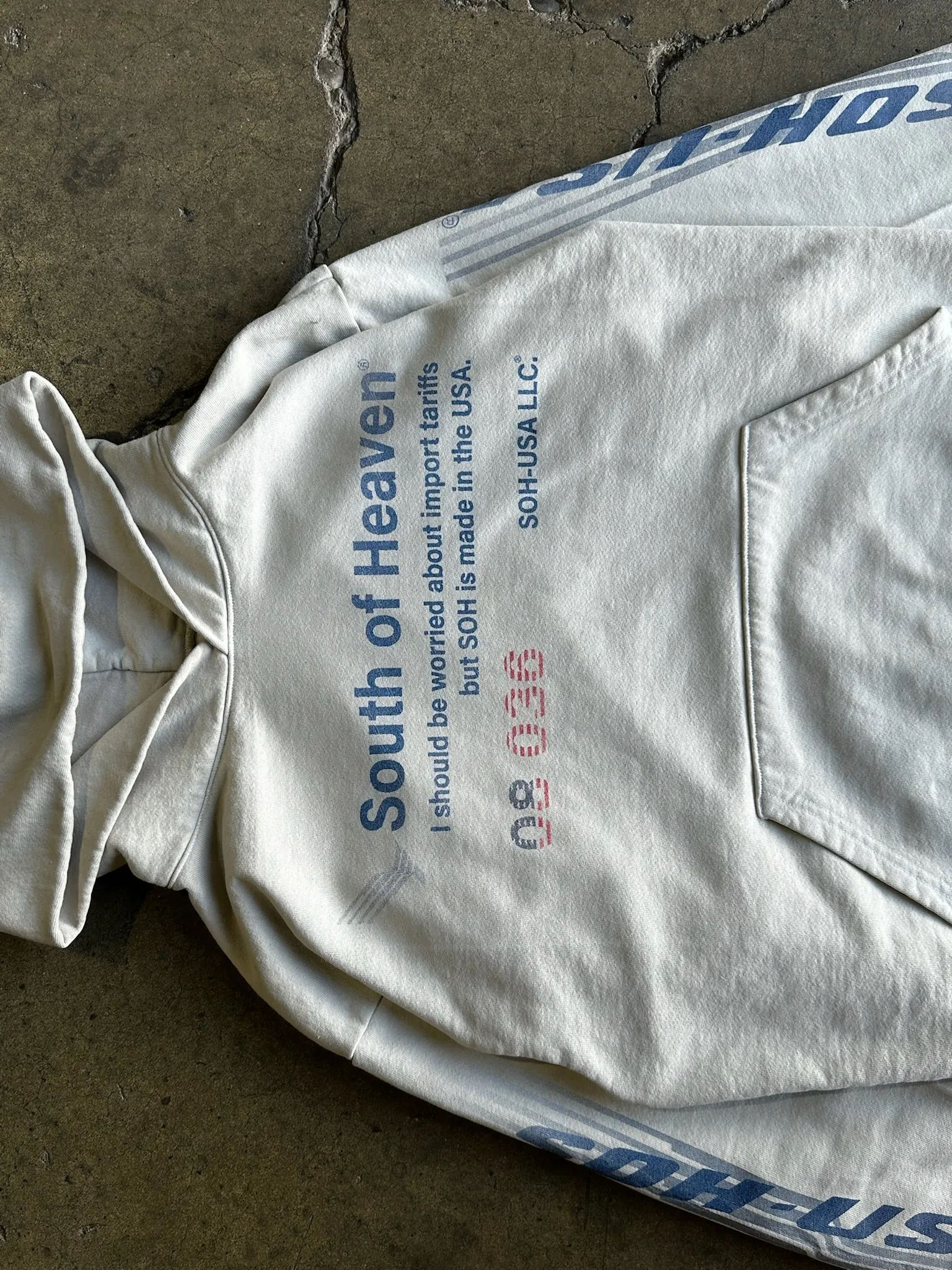 HAINESPORT - Heavyweight Hoodie Cement