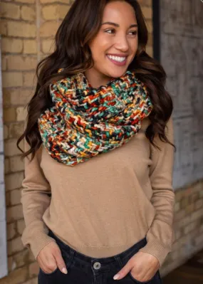Loom Yarn Infinity Scarf