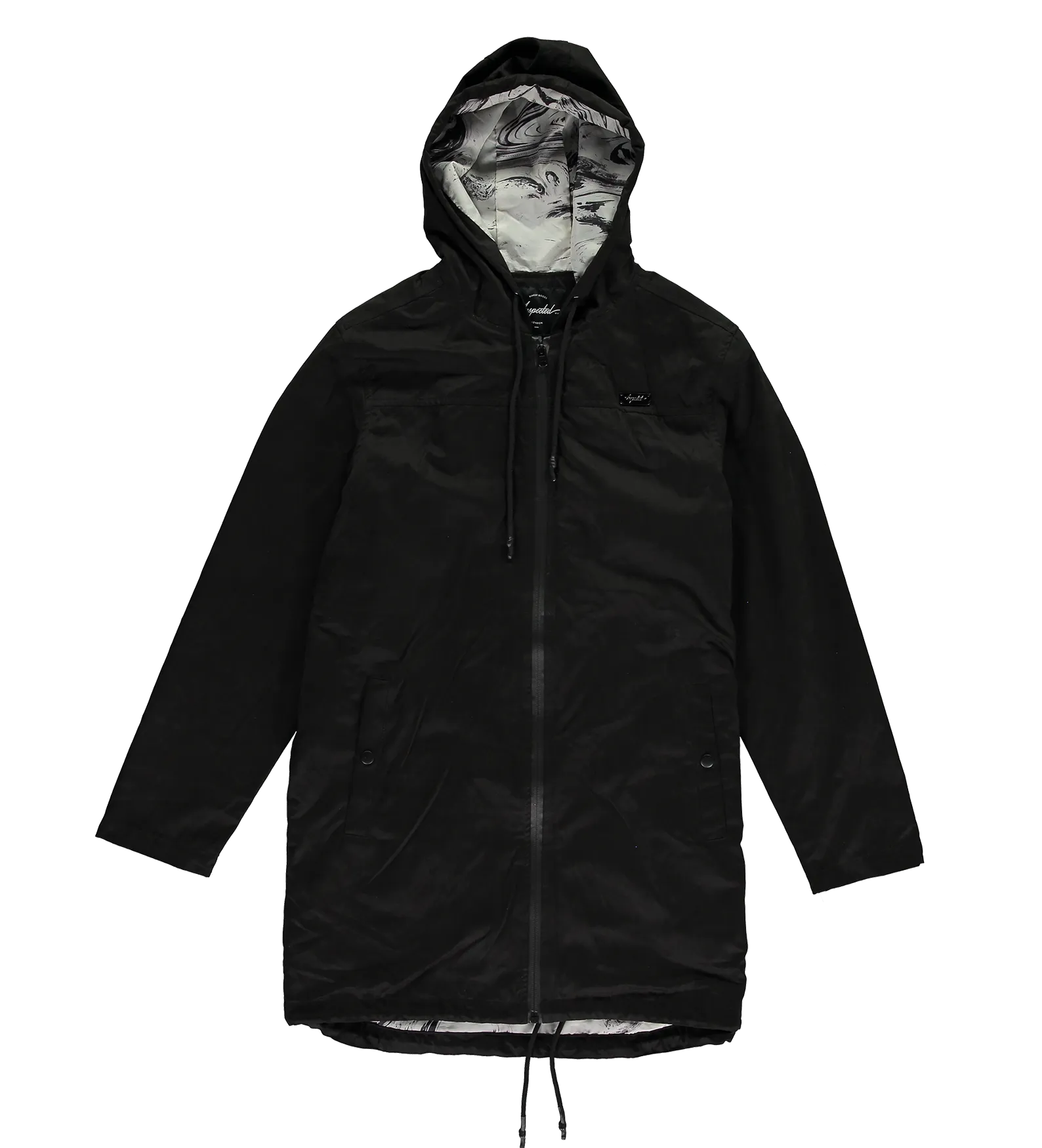 Marble Raincoat — Black