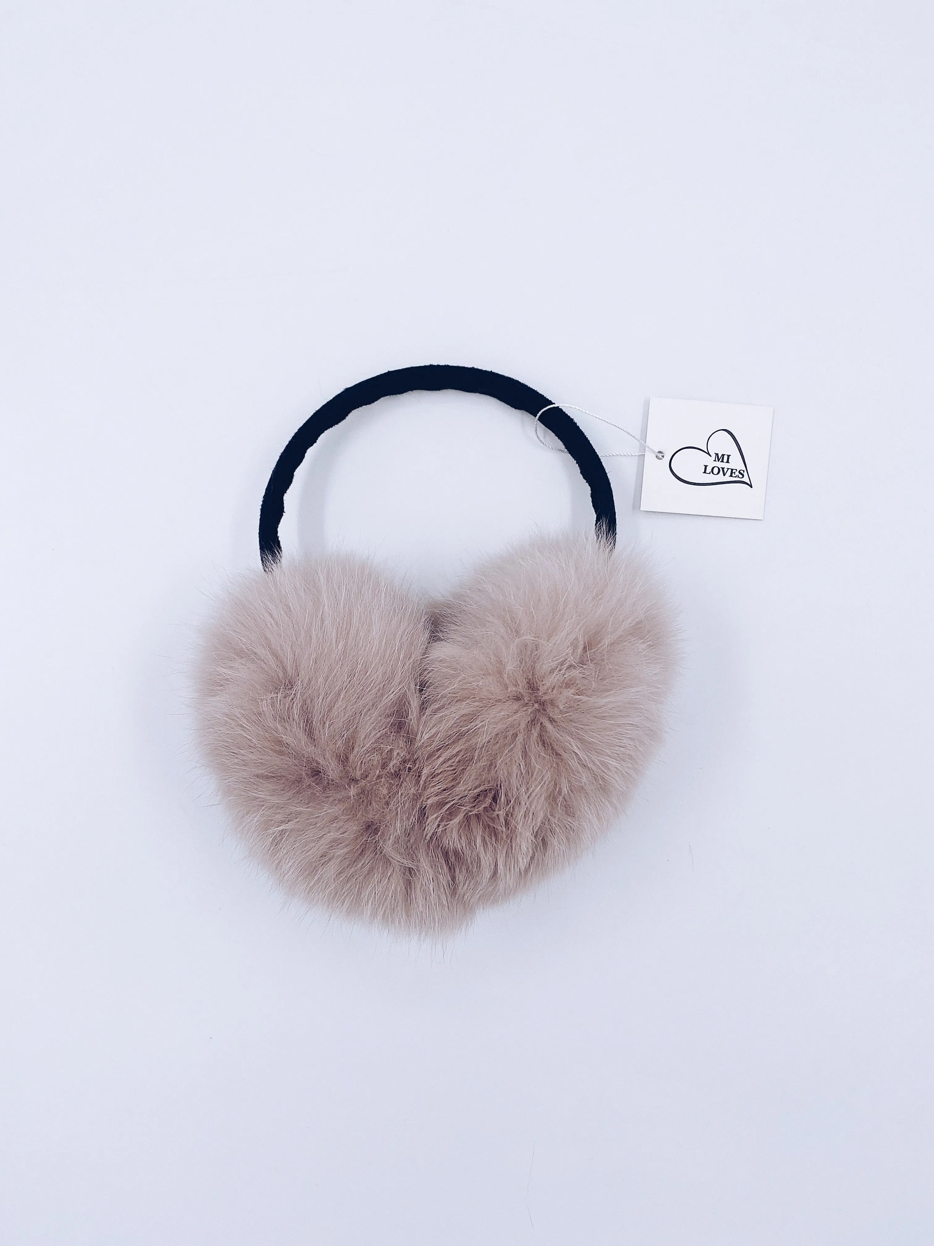 MI LOVES SIGNATURE Luxurious Fur Ear Muffs