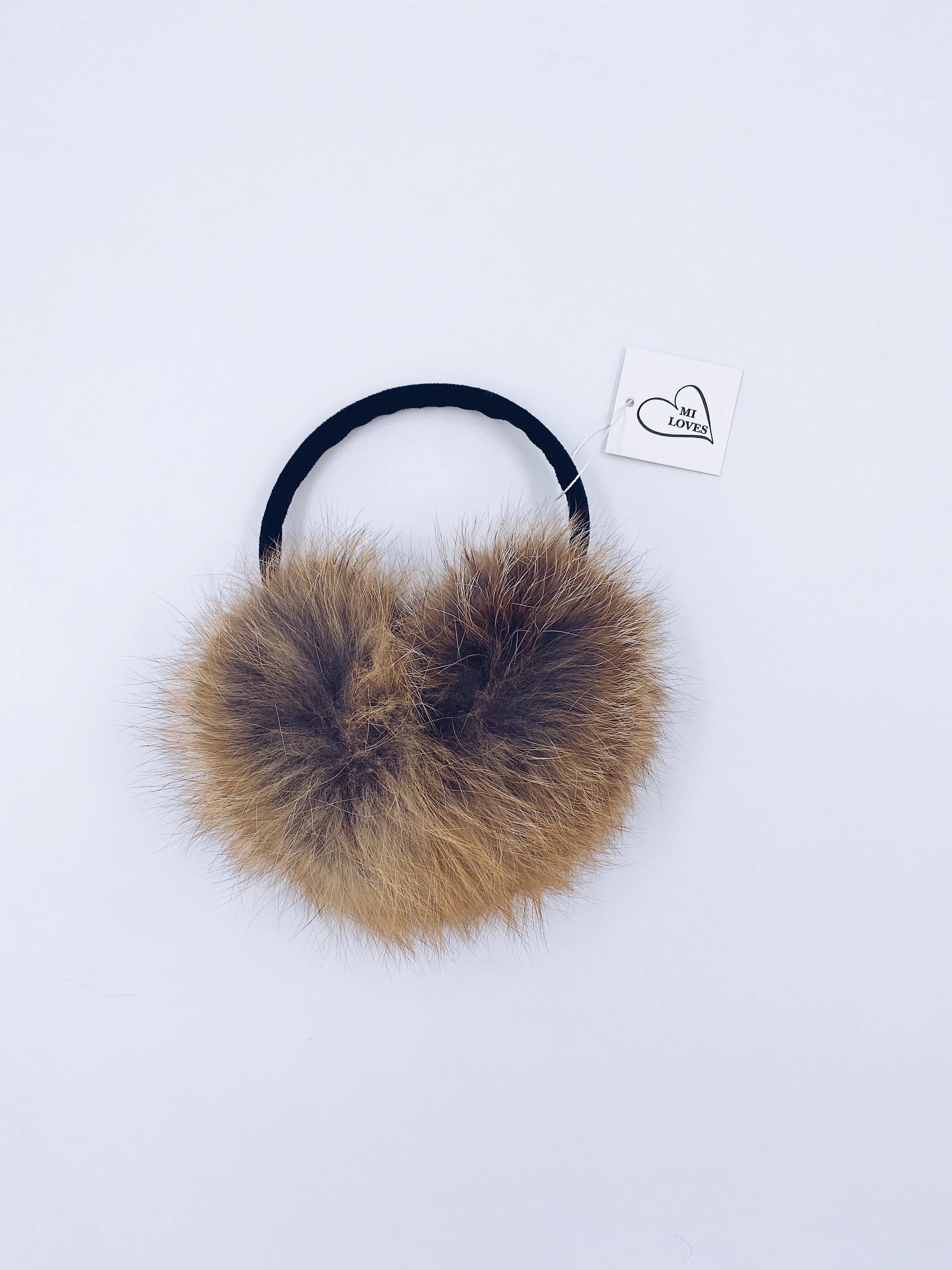 MI LOVES SIGNATURE Luxurious Fur Ear Muffs