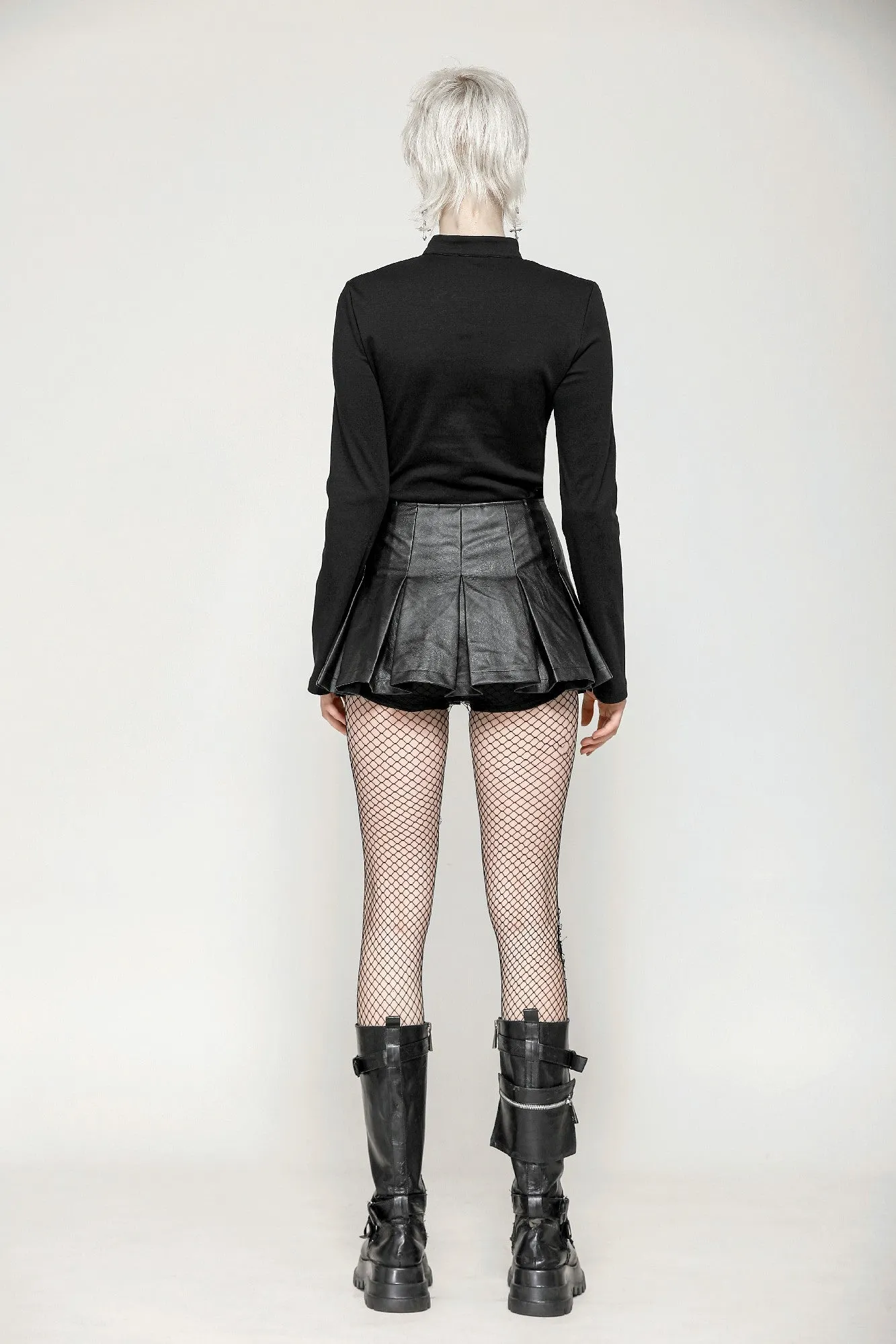 Minimalist Punk Versatile Top TW562