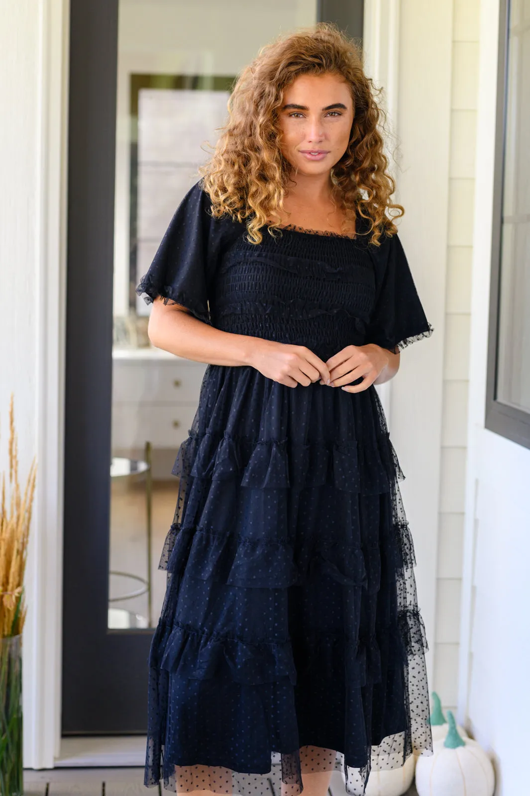 ONLINE EXCLUSIVE Midnight Waltz Midi Dress