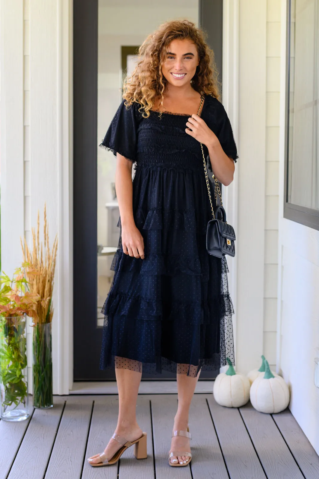 ONLINE EXCLUSIVE Midnight Waltz Midi Dress