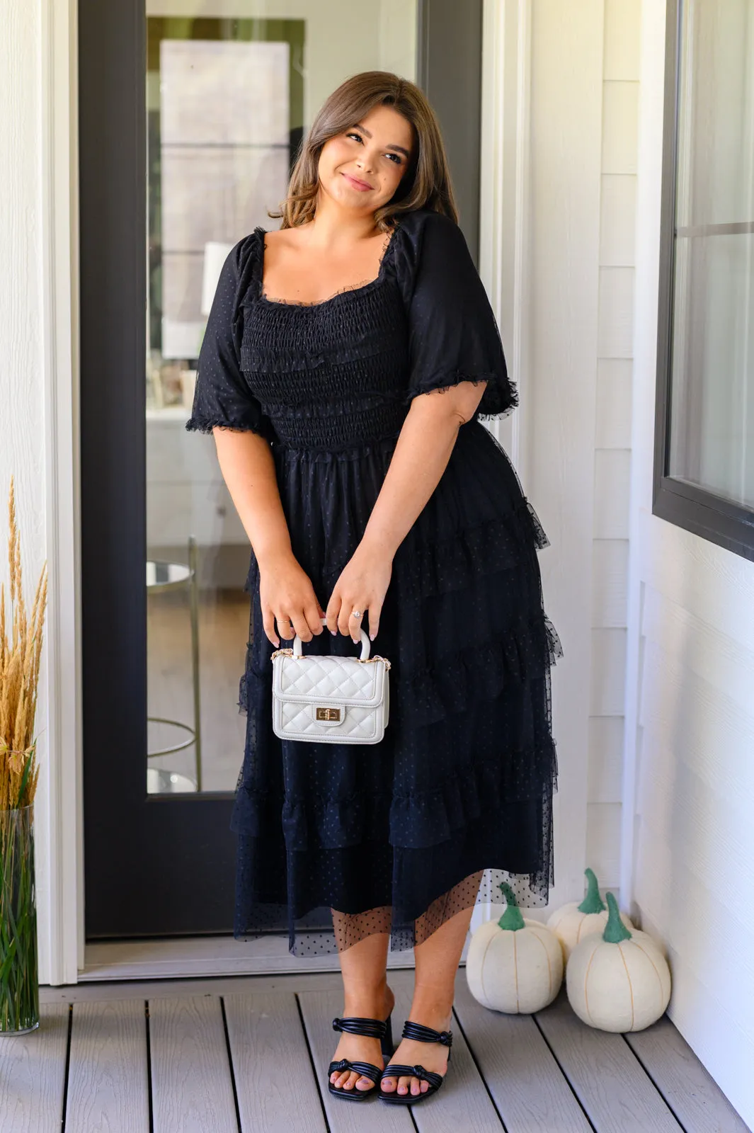 ONLINE EXCLUSIVE Midnight Waltz Midi Dress
