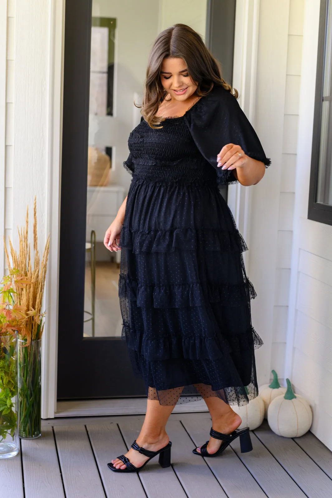 ONLINE EXCLUSIVE Midnight Waltz Midi Dress