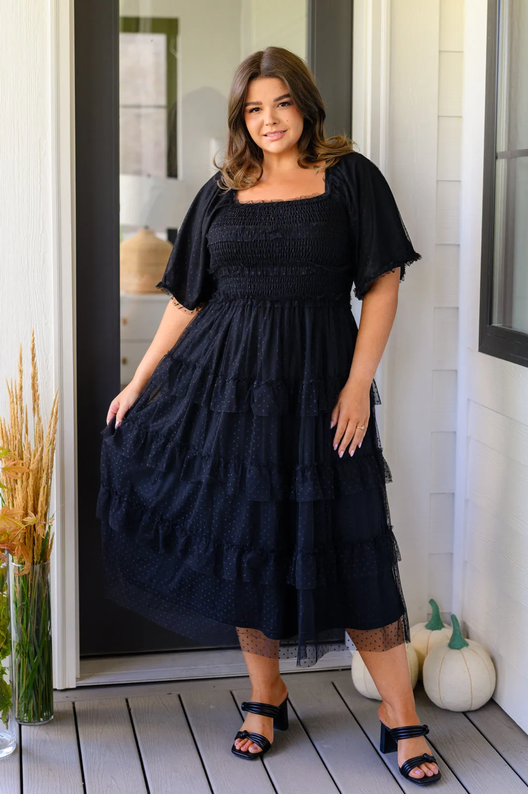 ONLINE EXCLUSIVE Midnight Waltz Midi Dress