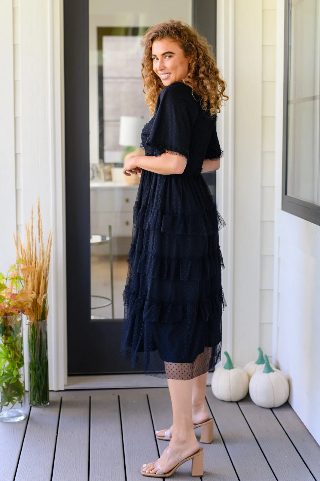 ONLINE EXCLUSIVE Midnight Waltz Midi Dress