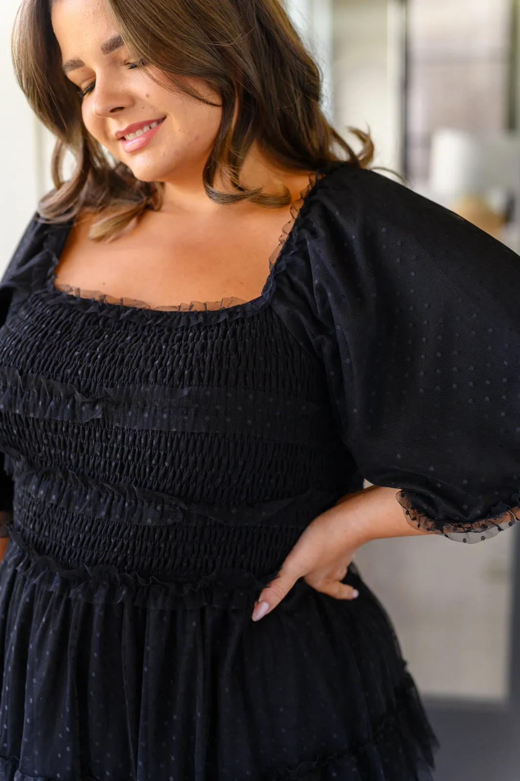 ONLINE EXCLUSIVE Midnight Waltz Midi Dress