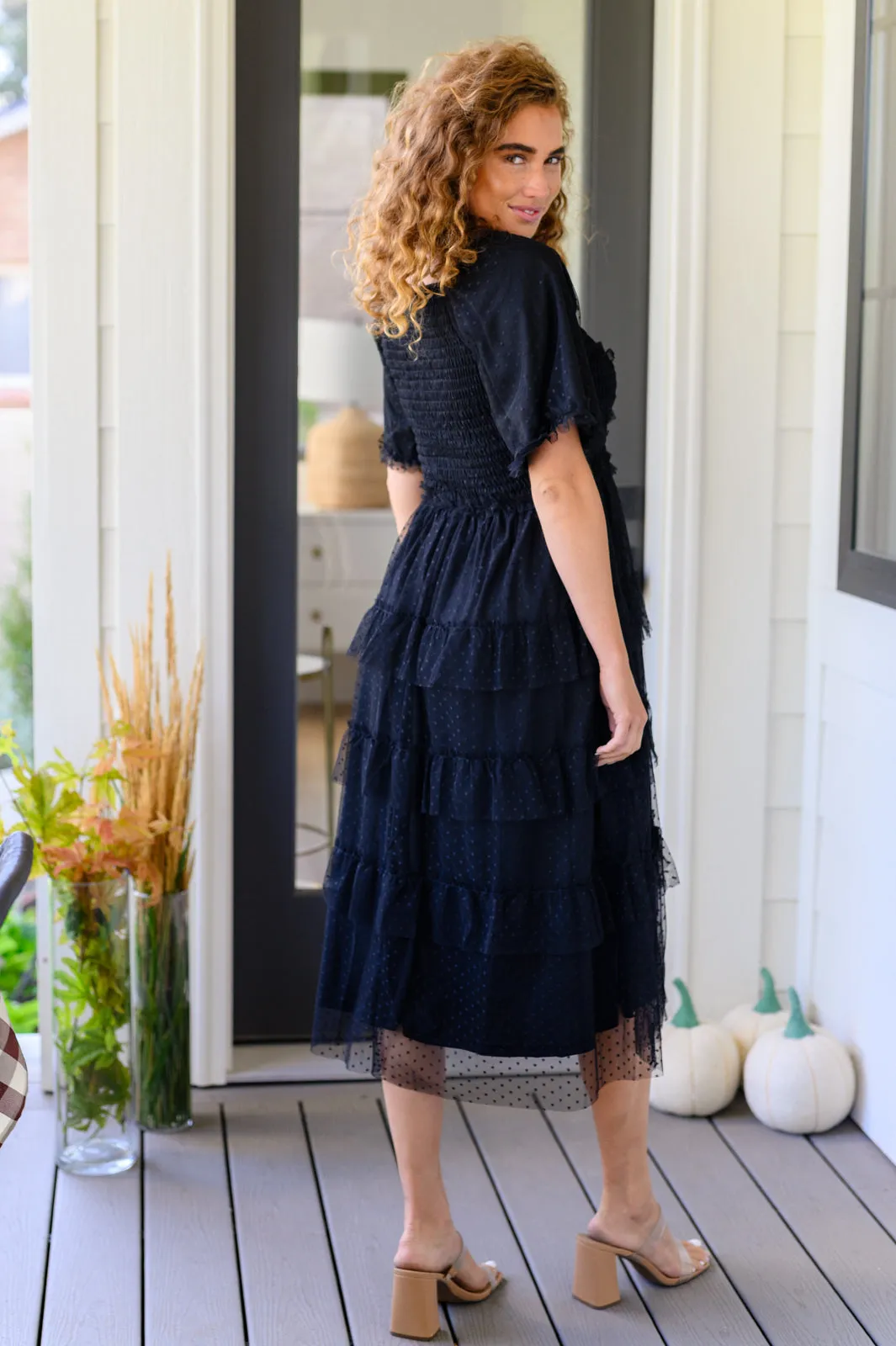 ONLINE EXCLUSIVE Midnight Waltz Midi Dress