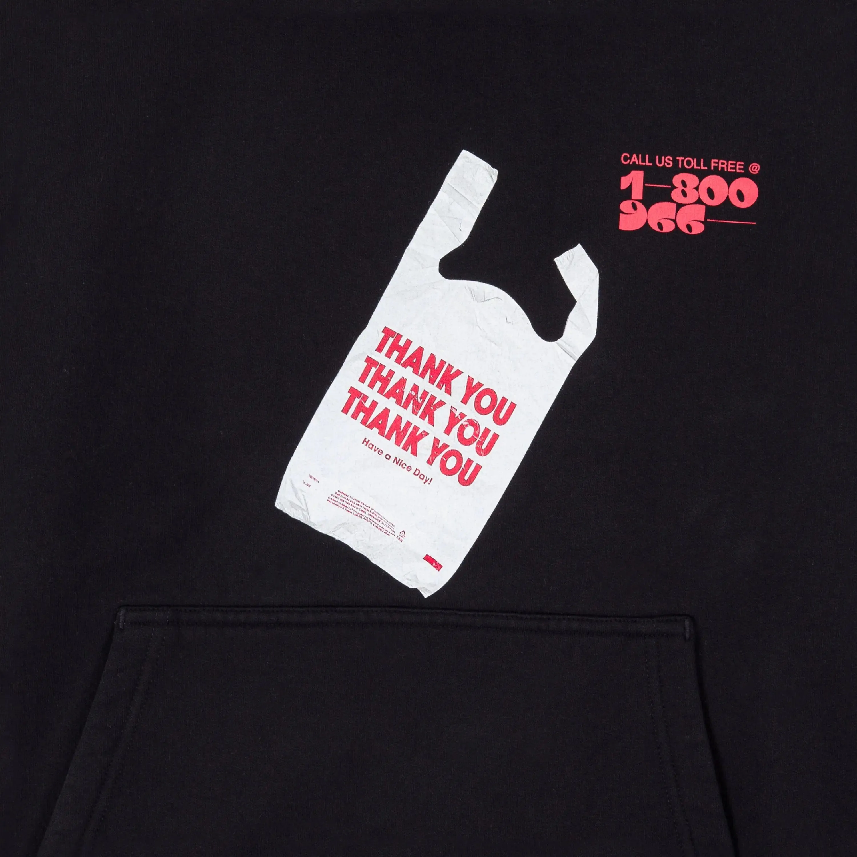 "BAD SHOPPING" Hoodie  - Black