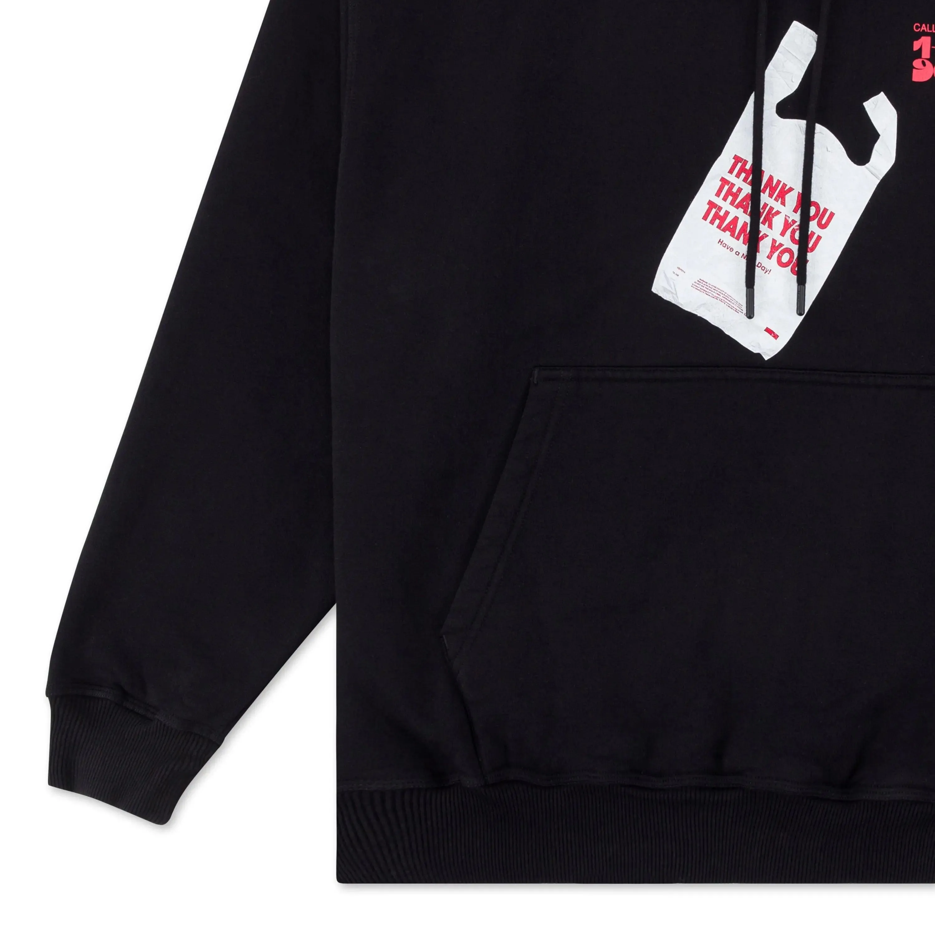 "BAD SHOPPING" Hoodie  - Black