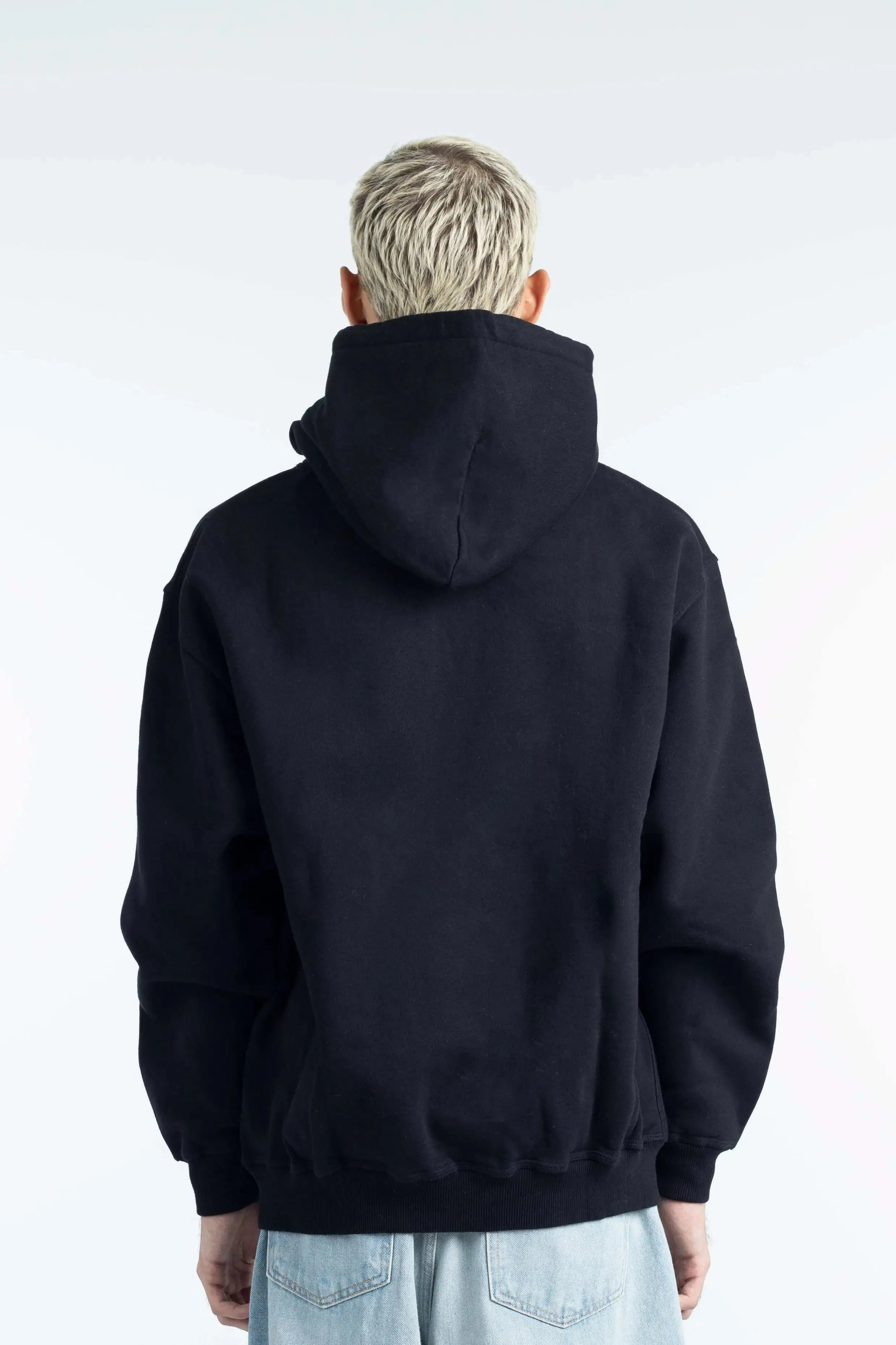 "BAD SHOPPING" Hoodie  - Black