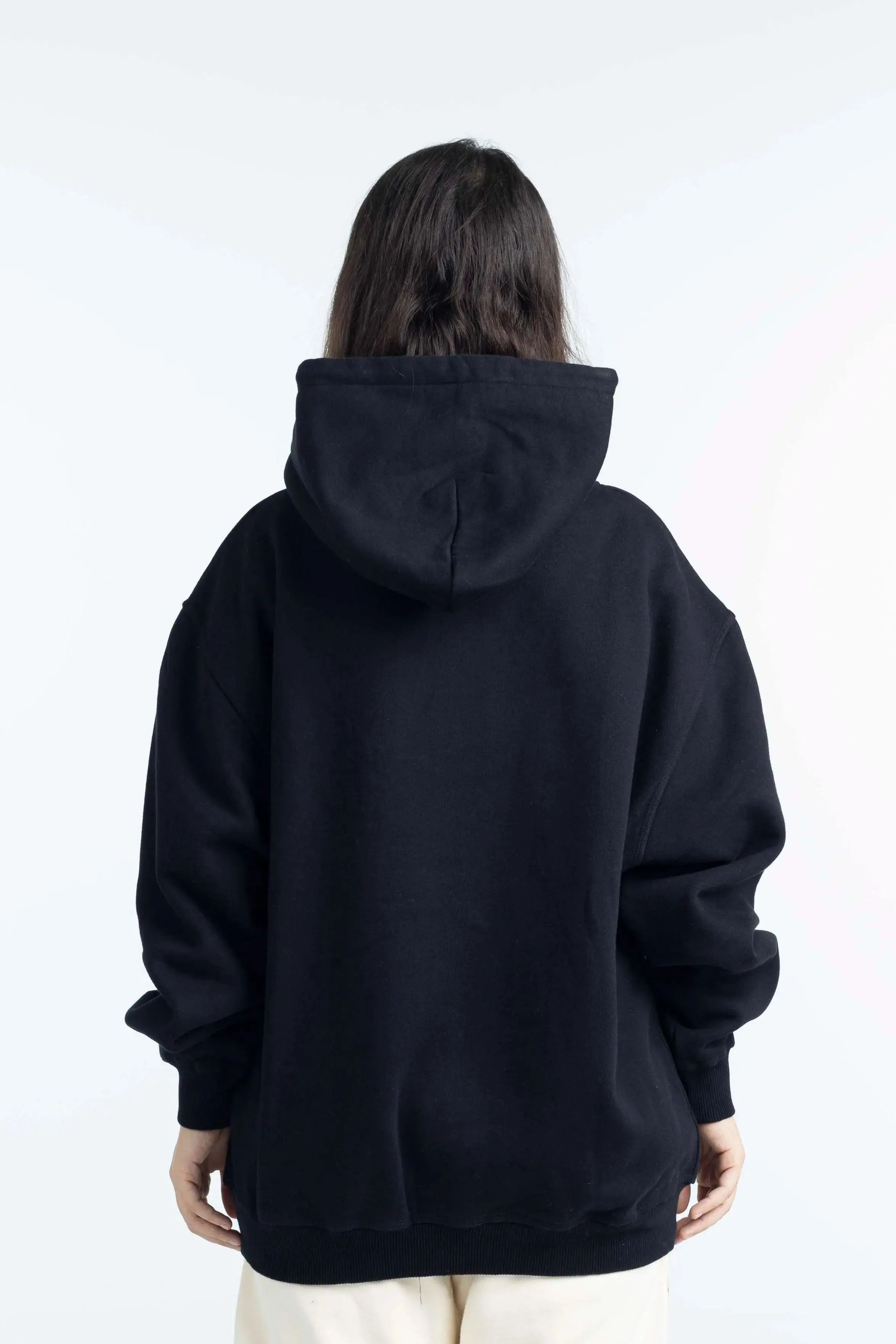"BAD SHOPPING" Hoodie  - Black