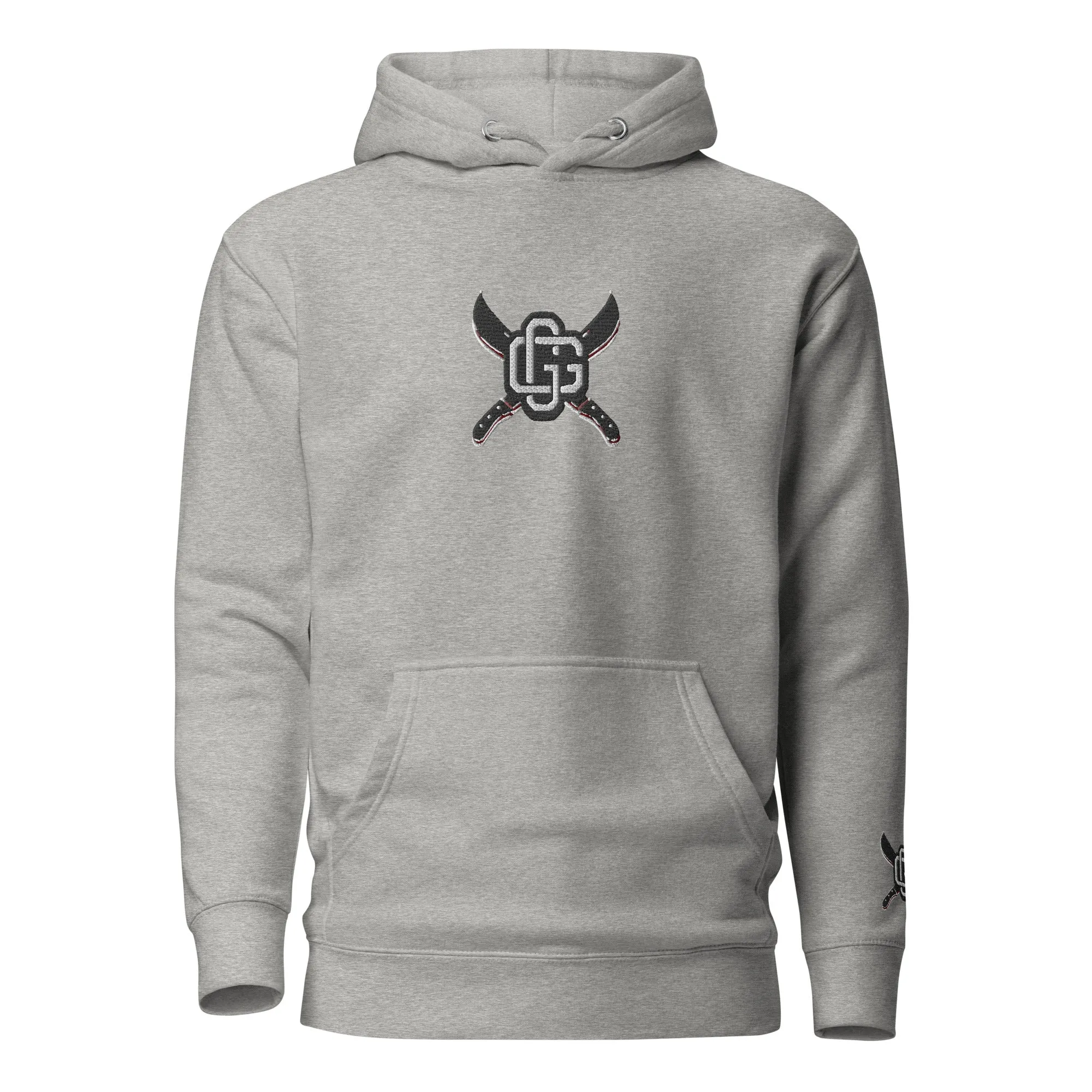 "Machete" Unisex Embroidered Pullover Hoodie - Urban Streetwear Apparel