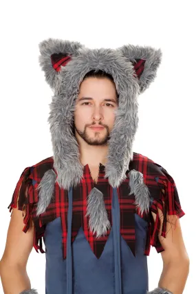 Roma Wolf Hoodie  - Costume Accessory