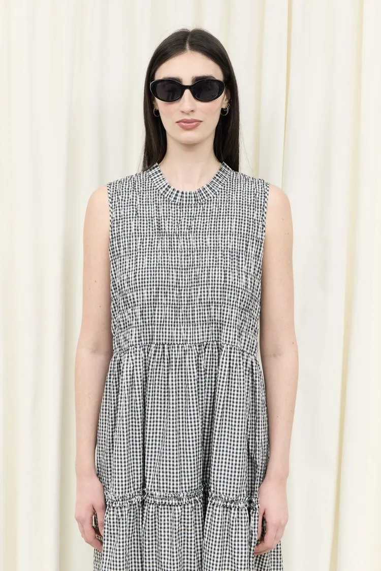 Scout Smocked Sleeveless Midi Dress
