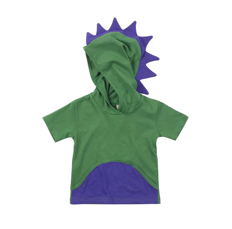 Short Sleeve Dino Hoodie Tee
