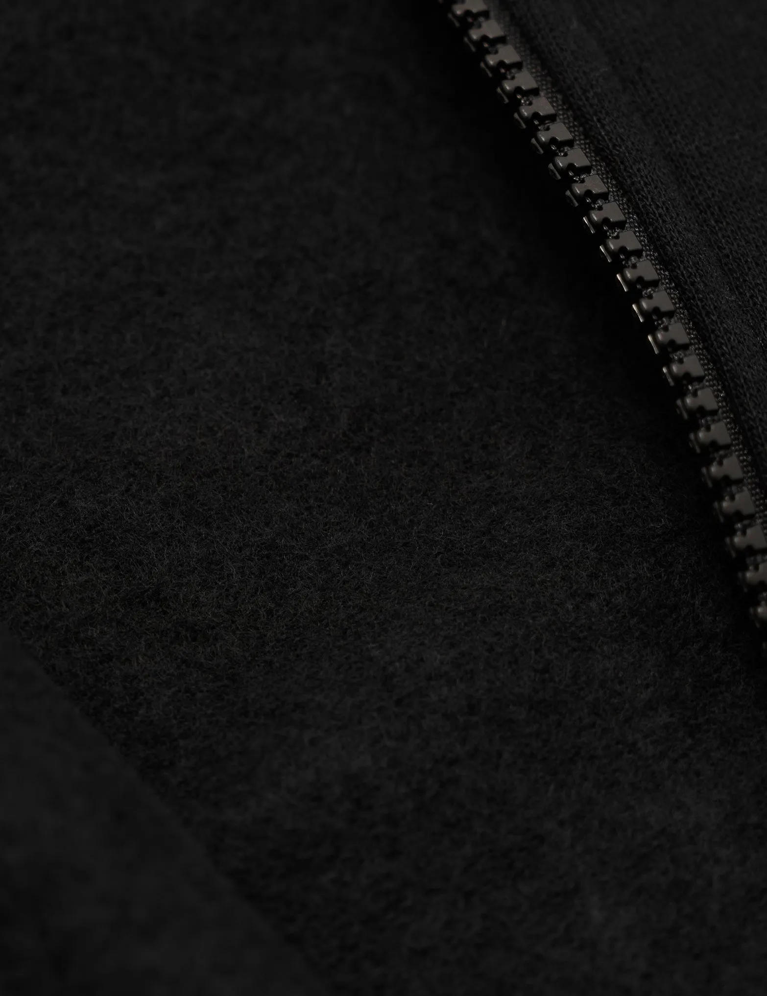 SKOOP® Basiks Oversized Zip Up Hoodie Onyx