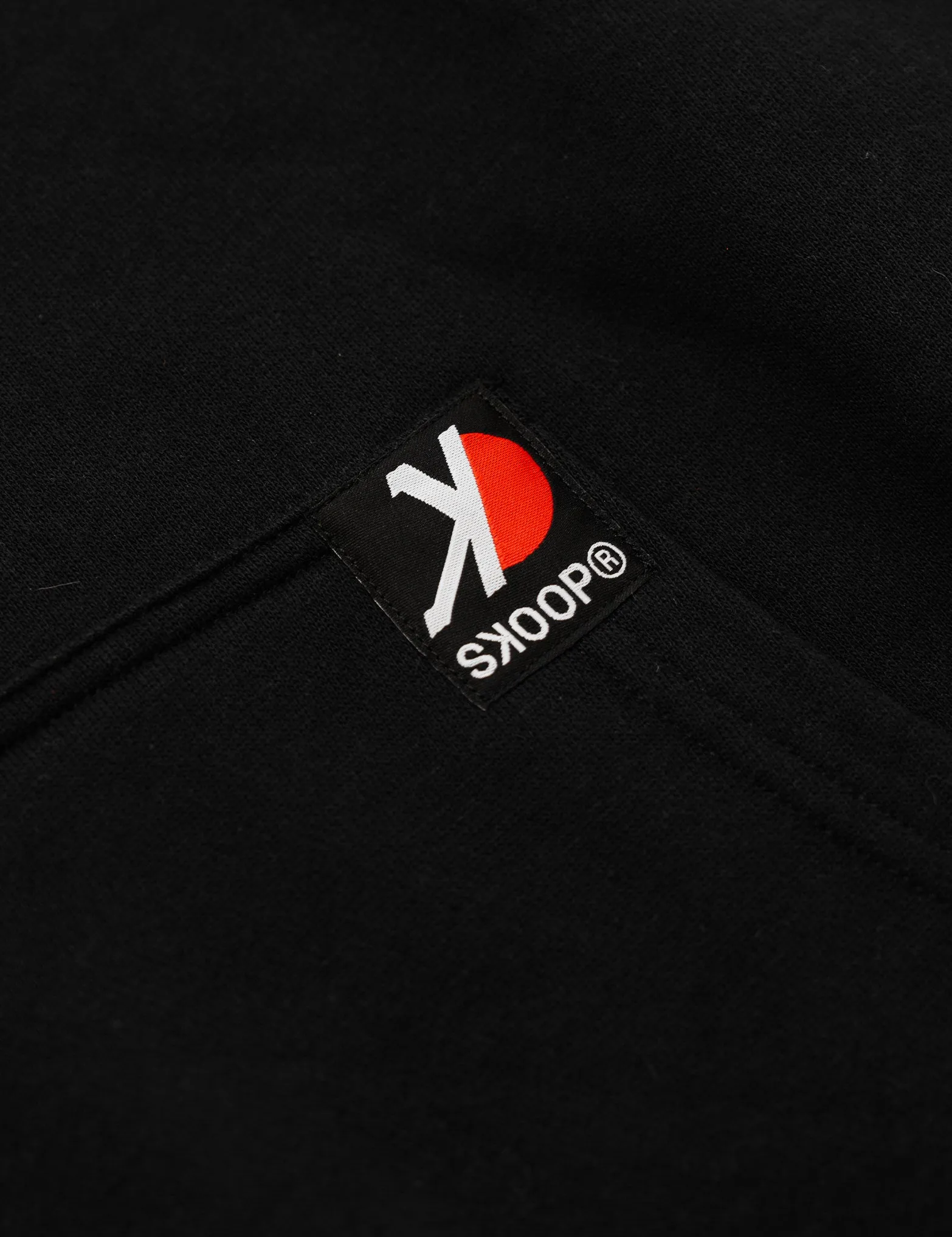 SKOOP® Basiks Oversized Zip Up Hoodie Onyx