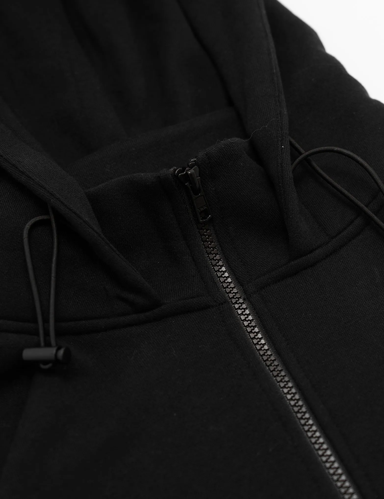 SKOOP® Basiks Oversized Zip Up Hoodie Onyx